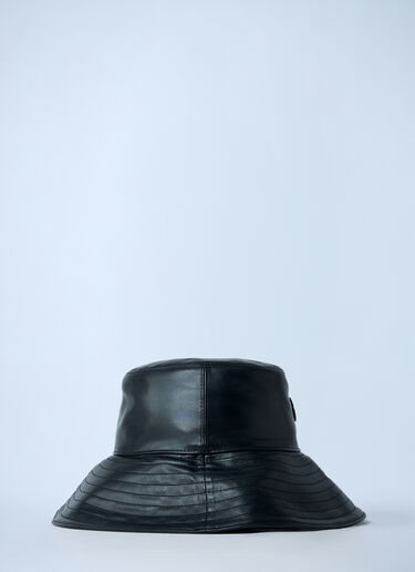 Logo Motif Bucket Hat Moncler x EE72 by Edward Enninful Logo Motif Bucket Hat Black mee0262006