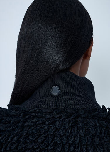 Textured Wool-Blend Cardigan Moncler x EE72 by Edward Enninful Textured Wool-Blend Cardigan Black mee0262008