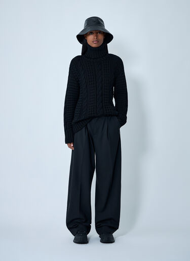 Cable Knit Sweater Moncler x EE72 by Edward Enninful Cable Knit Sweater Black mee0262009