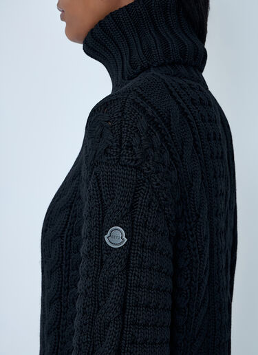 Cable Knit Sweater Moncler x EE72 by Edward Enninful Cable Knit Sweater Black mee0262009