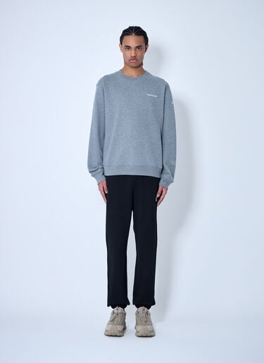 徽标图案运动衫 Moncler x FRGMT Hiroshi Fujiwara 徽标图案运动衫 灰色 mfr0160058