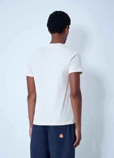 Logo Motif T-Shirt Moncler x Gilga Farm by Donald Glover Logo Motif T-Shirt White mgf0162003