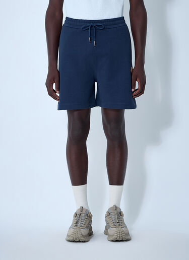 Logo Patch Cotton Shorts Moncler x Gilga Farm by Donald Glover Logo Patch Cotton Shorts Blue mgf0162005