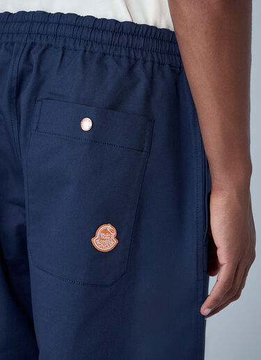 Moncler x Gilga Farm by Donald Glover 棉质华达呢长裤  藏蓝色 mgf0162007