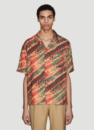 Missoni Short Sleeve Tie-Dye Shirt Orange mis0135005