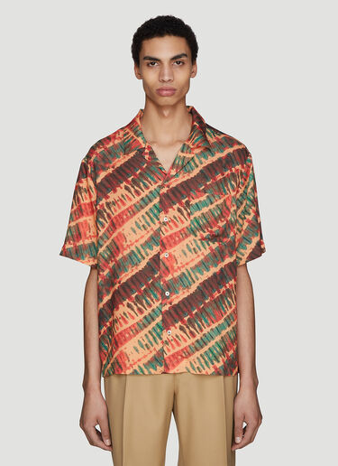 Short Sleeve Tie-Dye Shirt Missoni Short Sleeve Tie-Dye Shirt Orange mis0135005