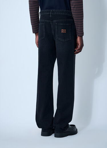 Five-Pocket Jeans Miu Miu Five-Pocket Jeans Black miu0162015