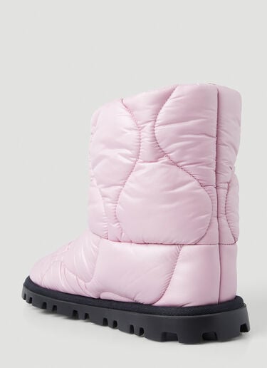 퀼트 앵클 부츠 Miu Miu 퀼트 앵클 부츠 핑크 miu0246020