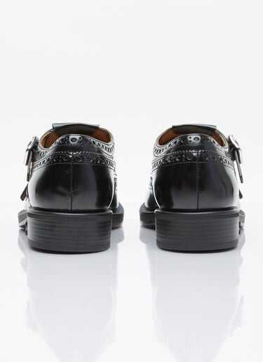 x Church's Brushed Leather Double Monk Brogue Shoes Miu Miu x Church's Brushed Leather Double Monk Brogue Shoes Black miu0254032