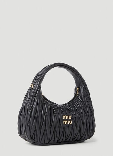 원더 호보 백 Miu Miu 원더 호보 백 블랙 miu0254054
