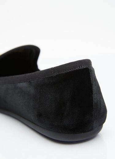 Velvet Slipper Loafers Miu Miu Velvet Slipper Loafers Brown miu0255020