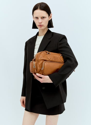 Multi-Pocket Handbag Miu Miu Multi-Pocket Handbag Brown miu0256054
