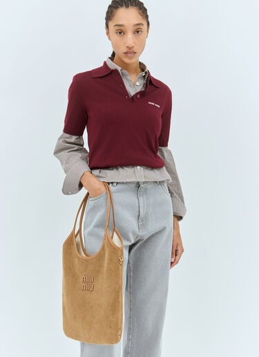 IVY Tote Bag Miu Miu IVY Tote Bag Brown miu0258031