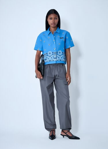 Bandana Shirt Miu Miu Bandana Shirt Blue miu0261010