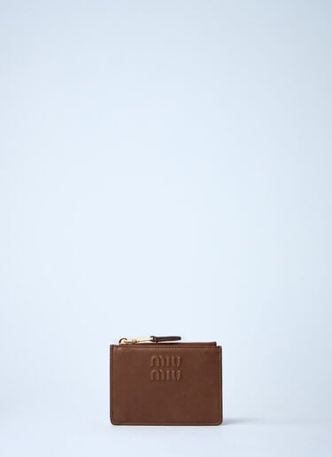 Leather Cardholder Miu Miu Leather Cardholder Beige miu0261026