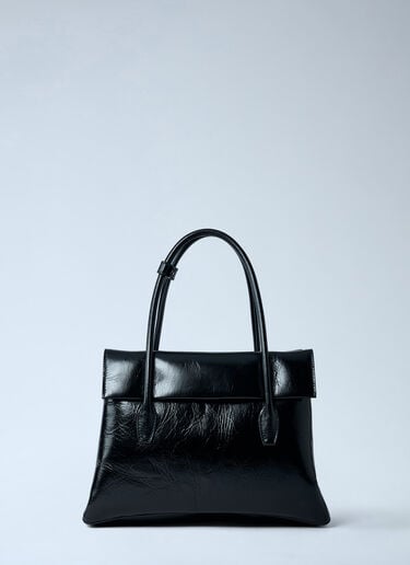 Miu Miu Solitaire Patent Handbag Black miu0262019