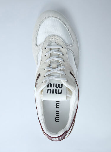 Gymnasium Sneakers Miu Miu Gymnasium Sneakers White miu0262108