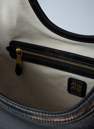 Leather Logo Motif Tote Bag Miu Miu Leather Logo Motif Tote Bag Brown miu0262118