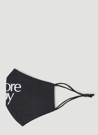 Logo Print Face Mask More Joy Logo Print Face Mask Black mjy0347066
