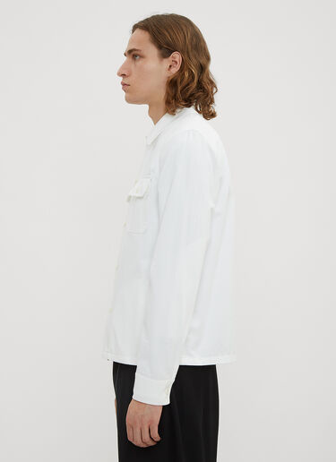 Cotton Gabardine Shirt Maison Margiela Cotton Gabardine Shirt White mla0134012
