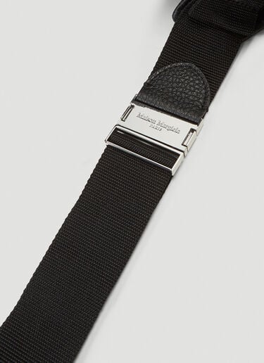Maison Margiela Oversized Leather Belt Bag Black mla0139046