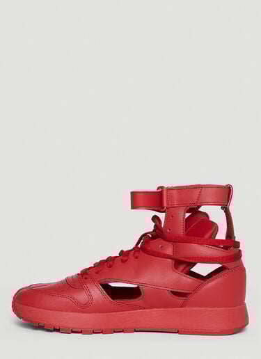 Classic Leather Tabi High Sneakers Maison Margiela Classic Leather Tabi High Sneakers Red mla0144018