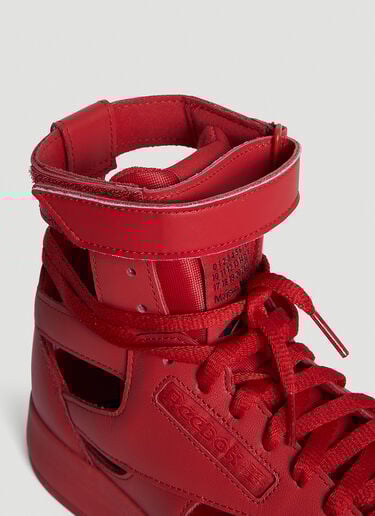 Classic Leather Tabi High Sneakers Maison Margiela Classic Leather Tabi High Sneakers Red mla0144018