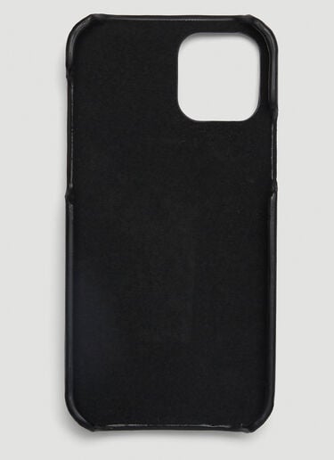 Four Stitch Card Wallet iPhone 12 Pro Case Maison Margiela Four Stitch Card Wallet iPhone 12 Pro Case Black mla0146024