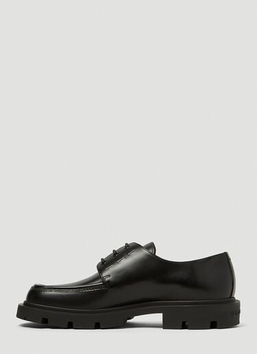 Maison Margiela [트랙] 솔 더비 슈즈 블랙 mla0147049