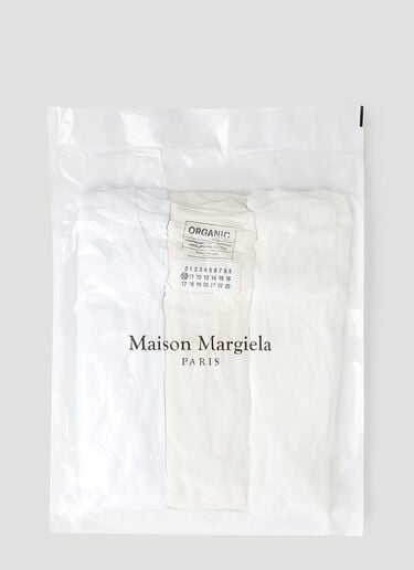 반소매 T-셔츠 3벌 팩 Maison Margiela 반소매 T-셔츠 3벌 팩 화이트 mla0148006