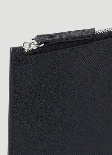 Maison Margiela 포 스티치 iPhone 파우치 브리프케이스 블랙 mla0148032