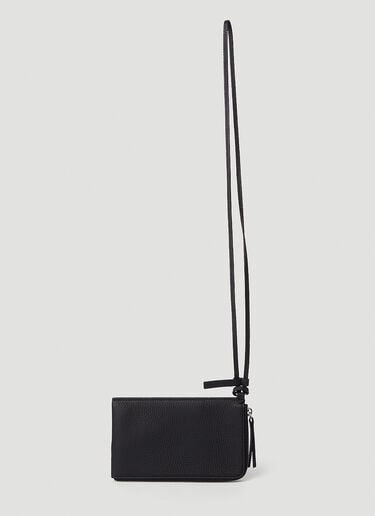 徽标缝线钱包 Maison Margiela 徽标缝线钱包 黑色 mla0150026
