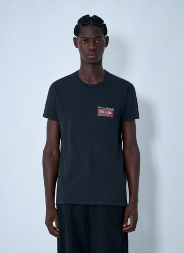 Logo Motif T-Shirt Maison Margiela Logo Motif T-Shirt Black mla0161003
