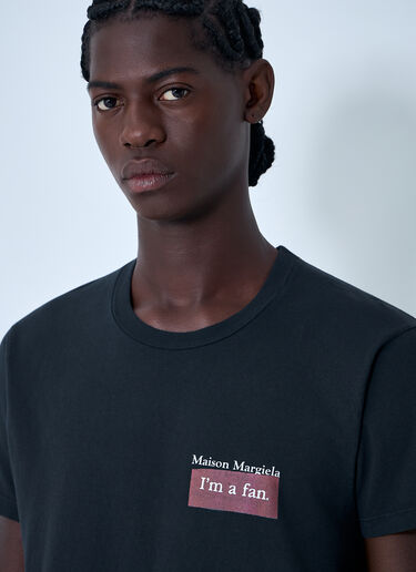 Logo Motif T-Shirt Maison Margiela Logo Motif T-Shirt Black mla0161003