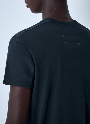 Logo Motif T-Shirt Maison Margiela Logo Motif T-Shirt Black mla0161003