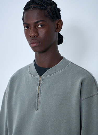 Zip-Up Sweatshirt Maison Margiela Zip-Up Sweatshirt Grey mla0161005