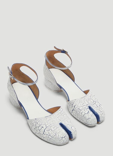 Cracked Tabi Sandals Maison Margiela Cracked Tabi Sandals White mla0235015