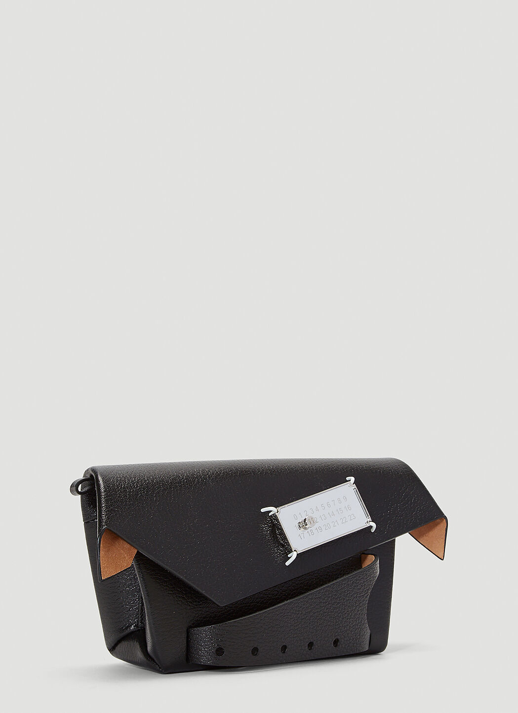 Maison Margiela◆Snatched◆スモールレザーバッグ Maison Margiela Snatched Small Bag in Black | LN-CC