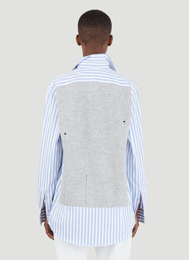 针织背心叠层衬衫 Maison Margiela 针织背心叠层衬衫 蓝色 mla0246006