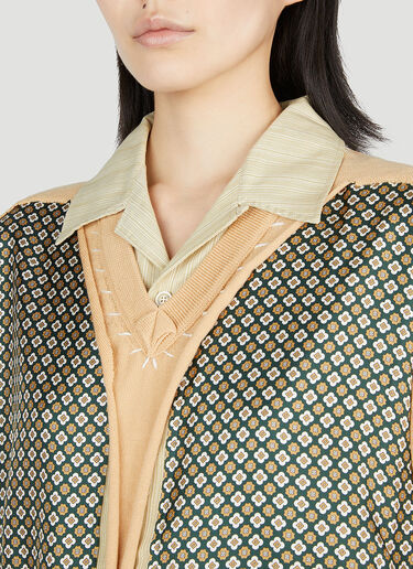 Maison Margiela 레이어드 민소매 탑 오렌지 mla0251005