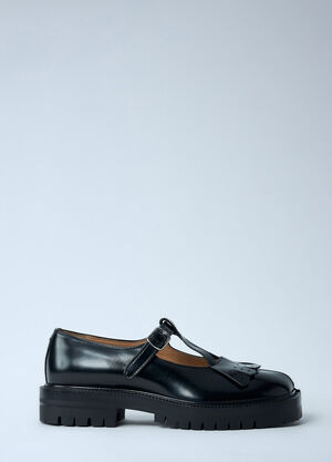 Maison Margiela Tabi Country Mary Jane Shoes Black mla0261016