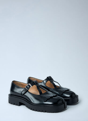 Maison Margiela Tabi Country Mary Jane Shoes Black mla0261016