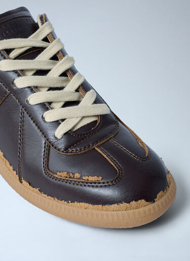 Distressed Replica Sneakers Maison Margiela Distressed Replica Sneakers Dark Brown mla0261018