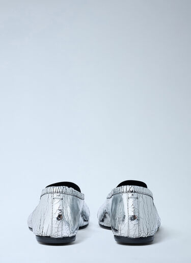 Maison Margiela Tabi Ballet Flats Silver mla0262005