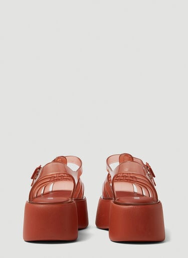 Melissa Possession Platform Shoes Orange mls0250002