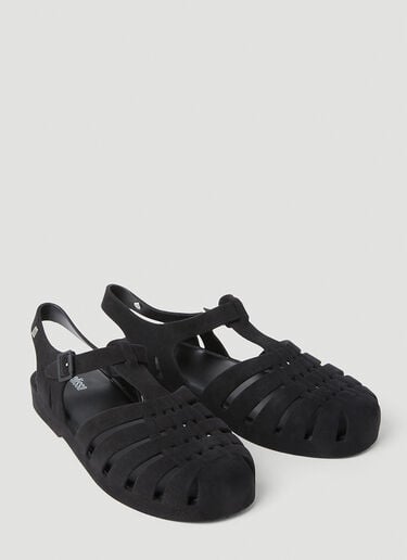 Possession Velvet Sandals Melissa Possession Velvet Sandals Black mls0254005