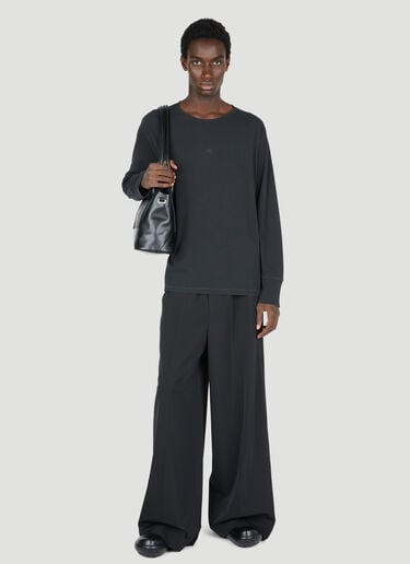 MM6 Maison Margiela 罗纹长袖 T 恤 灰色 mmm0153011