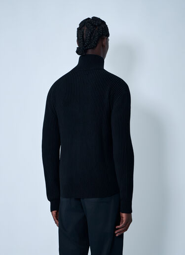 MM6 Maison Margiela Rib Knit Sweater Black mmm0161001