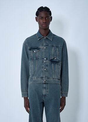 MM6 Maison Margiela Denim Jacket Light Grey mmm0161003