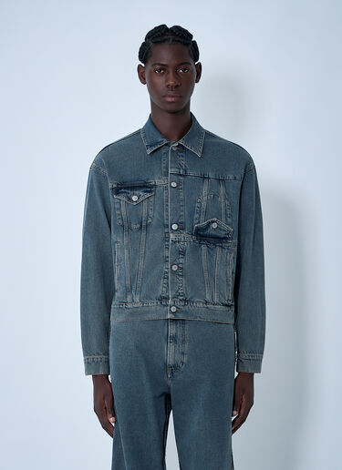 Denim Jacket MM6 Maison Margiela Denim Jacket Light Grey mmm0161003